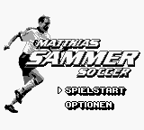 Matthias Sammer Soccer (Germany) Title Screen